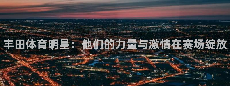 米兰体育下载官网最新版：丰田体育明星：他们的力量与激情在赛场绽放